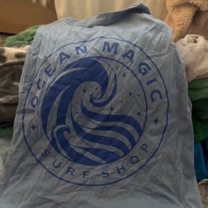Ocean Magic Surf Shop Blue T-Shirt